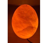 Elkoza Egg Salt Lamps Handmade Wood Silhouette Natural Healing IONES Therapeutic 100% Pure Himalayan Pink Crystal Salt Lamp Fine Quality (Egg Salt Lamp Himalayan)