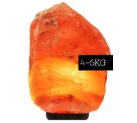 Elkoza Premium Quality 100% Original Pink Himalayan Crystal Rock Salt Lamp Natural from Foothills of The Himalayas Beautifully Hand Crafted [UK Electric Fitting Included]
