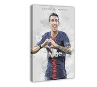 ELKPDOE Angel Di Maria Poster Football Art 5 Canvas Poster Bedroom Decor Landscape Office Room Decor Gift Frame:24x36inch(60x90cm)