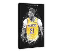 ELKPDOE Anthony Davis Basketball Art Posters 9 Canvas Poster Bedroom Decor Landscape Office Room Decor Gift Frame:20x30inch(50x75cm)