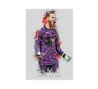 ELKPDOE David De Gea Poster Football Art Canvas Poster Wall Art Decor Print Picture Paintings for Living Room Bedroom Decoration Unframe:24x36inch(60x90cm)