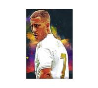 ELKPDOE Eden Hazard Poster Football 0 Canvas Poster Bedroom Decor Landscape Office Room Decor Gift Unframe:16x24inch(40x60cm)