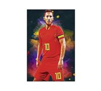 ELKPDOE Eden Hazard Poster Football 9 Canvas Poster Wall Art Decor Print Picture Paintings for Living Room Bedroom Decoration Unframe:16x24inch(40x60cm)