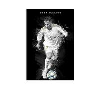 ELKPDOE Eden Hazard Poster Football Art 4 Canvas Poster Wall Art Decor Print Picture Paintings for Living Room Bedroom Decoration Unframe:20x30inch(50x75cm)
