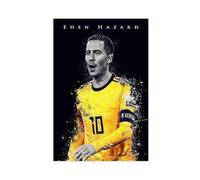 ELKPDOE Eden Hazard Poster Football Art Canvas Poster Wall Art Decor Print Picture Paintings for Living Room Bedroom Decoration Unframe:16x24inch(40x60cm)