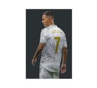 ELKPDOE Eden Hazard Poster Football Canvas Poster Wall Art Decor Print Picture Paintings for Living Room Bedroom Decoration Unframe:20x30inch(50x75cm)