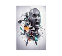 ELKPDOE Gary Payton Poster Basketball Photo Canvas Poster Wall Art Decor Print Picture Paintings for Living Room Bedroom Decoration Unframe:12x18inch(30x45cm)