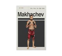 ELKPDOE Islam Makhachev Poster Boxing Picture Canvas Poster Bedroom Decor Landscape Office Room Decor Gift Unframe:16x24inch(40x60cm)