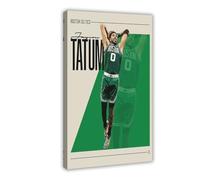 ELKPDOE Jayson Tatum Basketball Art Posters 2 Canvas Poster Wall Art Decor Print Picture Paintings for Living Room Bedroom Decoration Frame:24x36inch(60x90cm)