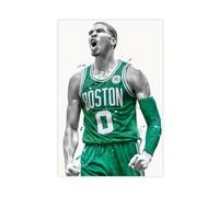 ELKPDOE Jayson Tatum Posters Basketball Photo 3 Canvas Poster Wall Art Decor Print Picture Paintings for Living Room Bedroom Decoration Unframe:20x30inch(50x75cm)