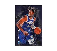 ELKPDOE Joel Embiid 8 Poster Basketball Canvas Poster Wall Art Decor Print Picture Paintings for Living Room Bedroom Decoration Unframe:20x30inch(50x75cm)