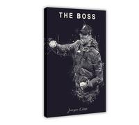 ELKPDOE Jurgen Klopp Poster Football Canvas Poster Bedroom Decor Landscape Office Room Decor Gift Frame:24x36inch(60x90cm)