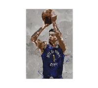 ELKPDOE Michael Porter Jr. Basketball Sport Poster Canvas Poster Wall Art Decor Print Picture Paintings for Living Room Bedroom Decoration Unframe:24x36inch(60x90cm)