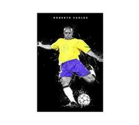 ELKPDOE Roberto Carlos Poster Football Canvas Poster Wall Art Decor Print Picture Paintings for Living Room Bedroom Decoration Unframe:20x30inch(50x75cm)