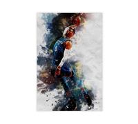 ELKPDOE Russell Westbrook Basketball Art Posters Canvas Poster Wall Art Decor Print Picture Paintings for Living Room Bedroom Decoration Unframe:20x30inch(50x75cm)