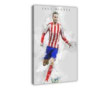 ELKPDOE Saul Niguez Poster Football Art Canvas Poster Bedroom Decor Landscape Office Room Decor Gift Frame:12x18inch(30x45cm)