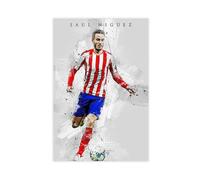 ELKPDOE Saul Niguez Poster Football Art Canvas Poster Wall Art Decor Print Picture Paintings for Living Room Bedroom Decoration Unframe:20x30inch(50x75cm)
