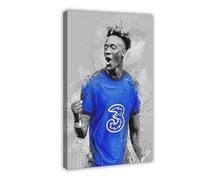 ELKPDOE Tammy Abraham Poster Football Canvas Poster Bedroom Decor Landscape Office Room Decor Gift Frame:16x24inch(40x60cm)