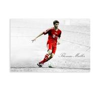 ELKPDOE Thomas Muller Poster Football Picture 4 Canvas Poster Bedroom Decor Landscape Office Room Decor Gift Unframe:12x18inch(30x45cm)