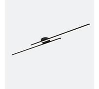 Elksdut Minimalist Ceiling Light Long Strip Semi Flush Mount Ceiling Lamp, Modern Chandeliers Linear Close-to-Ceiling Lights For Living Room Bedroom Hallway Kitchen, 3-color Mode