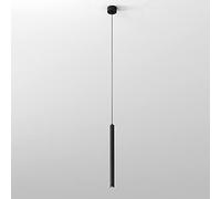 Elksdut Minimalist Pendant Lighting Cylindrical Bedside Hanging Pendant Lamp, Nordic Metal Ceiling Lamp Long Tube Suspension Wire Lights, Window Small Chandelier