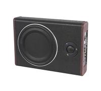 Elksften 600W Car Seat Subwoofer, 36.5 x 26 x 6.8cm Subwoofer Under Seat Compact, Car Full Frequency Subwoofer with Built In Amp, for Use Inside Car
