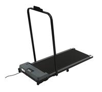 Elksften Folding Electric Treadmill, Under Desk Walking Pad with LED Display, Cell Phone Holder & Armrest, 2.0HP Silent Motor Running Machine for Home/Gym/Office, 110kg Load-Bearing, Grey