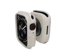 elkson 41mm Bumper Case Compatible with Apple Watch 9/8/7, Quattro Series Rugged Case for iWatch, Military Grade Durable Protective Cover, Flexible Shockproof, Starlight