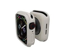 elkson Apple Watch 6 SE 5 4 case 44mm iwatch Quattro Series Bumper Cases Protection Compatible with Apple Watch Durable Military Grade TPU Shock Proof Resist Starlight