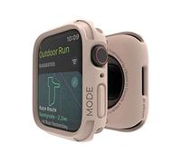 elkson Apple Watch 9 8 7 45mm 6 SE 5 4 case 44mm iwatch Quattro Series Bumper Cases Protection Compatible with Apple Watch Durable Military Grade Black TPU Flexible Shock Proof Resist (Pink, 41mm)