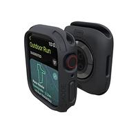 elkson Compatible with Apple Watch 41mm Bumper Case, Quattro Series Rugged Case for Apple Watch and iWatch Series 9 8 7, Military Grade Durable Protective Cover, Flexible Shock Proof, Black