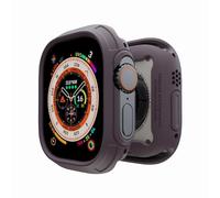 elkson for 49mm Apple Watch Ultra 3/2/1 Bumper Case with Screen Protector Tempered Glass, Quattro Max Series Rugged for iWatch, Military Grade Durable Protective Cover, Flexible Shockproof, Indigo