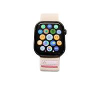 elkson Vela Elastic Sports Band Nylon, compatible with Watch Series 11 10 42mm, 9 8 7 41mm, SE3 40mm - Pink