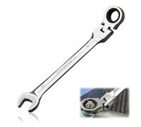Elkuaie 13mm Fixed Ratchet Wrench, Head Ratchet Combination Wrench, Wrench for Plumbing, Bike Repair and Home Maintenance