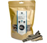 Elkwood 100% Natural Cod Fish Skin Strips for Dogs 120g | High in Prot