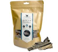 Elkwood 100% Natural Cod Fish Skin Strips for Dogs 120g | High in Protein & Omega-3 Treats Supporting Joint, Coat & Bone Health | High-Value Training Treats - Air-Dried & Sustainably Sourced