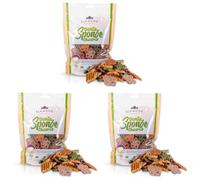 Elkwood Dental Sponge Chews for Dogs, Natural Grain Free, Low Fat, Bitesize Puppy Training Treats | Reduces Plaque & Tartar Build Up | Suitable for All Dog Breeds | 100g (Pack of 3)