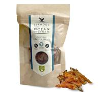 Elkwood Natural Sprats Dog Treats 70g | 100% Chicken-Wrapped Wild-Caught Sprats | High Protein, Omega 3-Rich Fish Dog Treats | Air-Dried, Easy to Digest & Perfect for Training