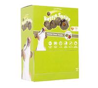 Elkwood Rattlesnaps Natural Dog Treats, Low Fat, High in Fibre Healthy Dog Chews - Broccoli, Apple & Chicken - 10 Pack 20 Sticks, Green