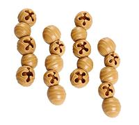 Elkwood Rattlesnaps Natural Dog Treats, Low Fat, High in Fibre Healthy Dog Chews - Peanut, Pumpkin & Chicken - 10 Pack 20 Sticks, Caramel