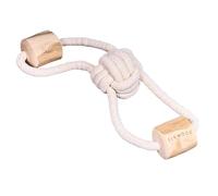 Elkwood Coffee Wood Knot Dumbell Toy | Durable Rope Chew, Hypoallergenic & Natural, Calorie-Free, Sustainable Tug Toy - No Caffeine, Sugar, or Artificial Ingredients