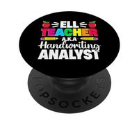 ELL Teacher & ESL Teacher, Multilingual Teacher Appreciation PopSockets Adhesive PopGrip