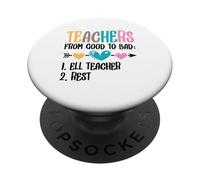 ELL Teacher Outfits for English Language ELL Teacher PopSockets Adhesive PopGrip