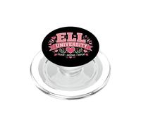 ELL University Teach Inspire Repeat Educator Design PopSockets PopGrip for MagSafe