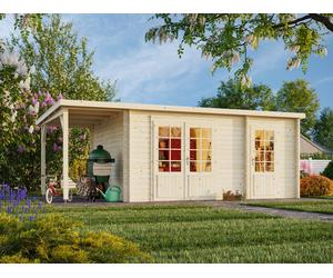 Ella (6.1x3.2m | 13.1+3.9m2 | 28mm) Roof Summer House