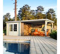 Ella (6.1x3.2m | 6.9+10.0m2 | 28mm) Roof Summer House