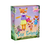 Ella Bella Mango Sew a Fox Friend, Sewing Kit for Kids Age 5 6 7 8 9. Childrens DIY Kit for Beginners, Make 1 Fox with 3 Fashion Designs, Play and Learn Sewing Kit. My First Art & Craft