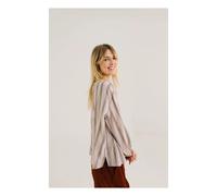 Ella Canyon Striped Blouse Beige XS