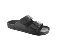 ella Childrens Sliders Sandals Kids Toddler Infant Pool Slides Summer Beach Holiday Lightweight EVA Buckle Slip Ons (Black, UK Footwear Size System, Little Kid, Women, Numeric, Medium, 10)