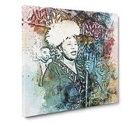 Ella Fitzgerald Canvas Print | Gallery Wrapped 30mm Frame Wall Art | 14x14 inches | Ready to Hang | Modern Picture | Living Room Bedroom Lounge Office